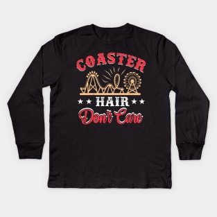 Coaster Hair Dont Care Kids Long Sleeve T-Shirt